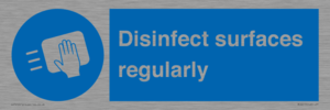 MH6017: Disinfect surfaces regularly
