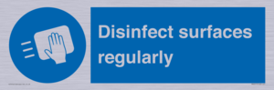 MH6017: Disinfect surfaces regularly