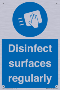 MH6017: Disinfect surfaces regularly
