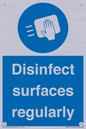 MH6017: Disinfect surfaces regularly