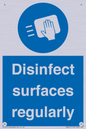 MH6017: Disinfect surfaces regularly