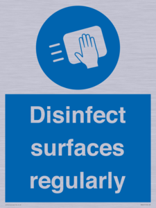 MH6017: Disinfect surfaces regularly