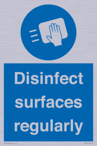 MH6017: Disinfect surfaces regularly