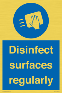 MH6017: Disinfect surfaces regularly