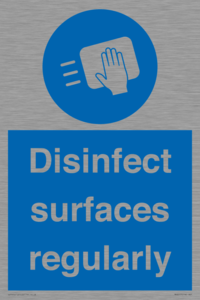 MH6017: Disinfect surfaces regularly