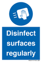 MH6017: Disinfect surfaces regularly