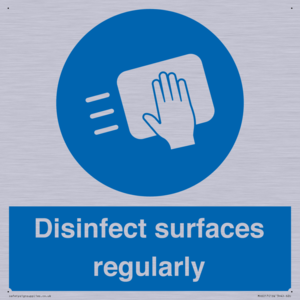 MH6017: Disinfect surfaces regularly