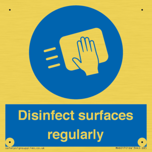 MH6017: Disinfect surfaces regularly