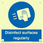 MH6017: Disinfect surfaces regularly