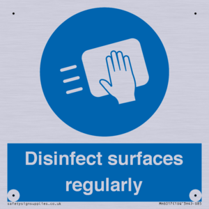 MH6017: Disinfect surfaces regularly