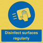 MH6017: Disinfect surfaces regularly