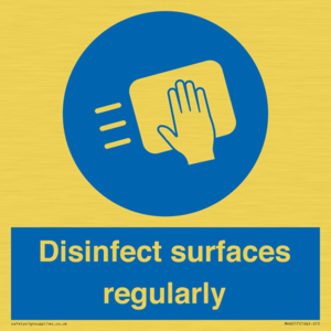 MH6017: Disinfect surfaces regularly
