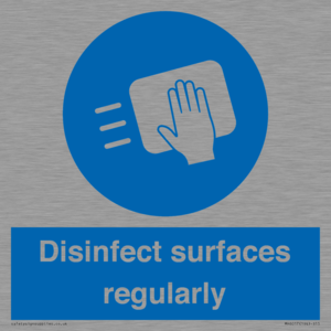 MH6017: Disinfect surfaces regularly