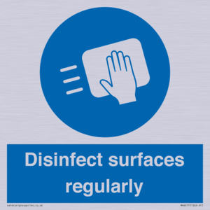 MH6017: Disinfect surfaces regularly