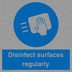 MH6017: Disinfect surfaces regularly