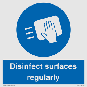 MH6017: Disinfect surfaces regularly