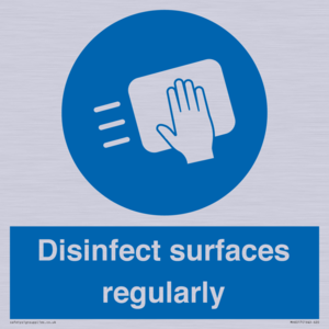 MH6017: Disinfect surfaces regularly