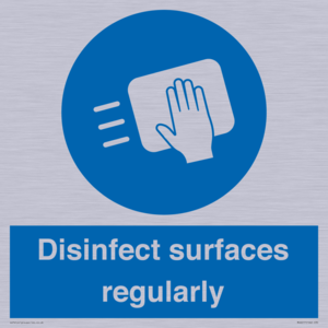 MH6017: Disinfect surfaces regularly