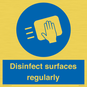 MH6017: Disinfect surfaces regularly