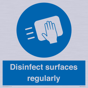 MH6017: Disinfect surfaces regularly