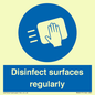 MH6017: Disinfect surfaces regularly