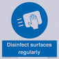 MH6017: Disinfect surfaces regularly