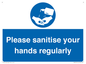 MH6019: Please sanitise your hands regularly