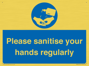 MH6019: Please sanitise your hands regularly