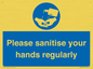 MH6019: Please sanitise your hands regularly
