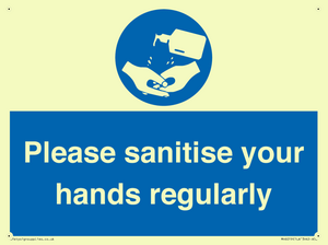 MH6019: Please sanitise your hands regularly
