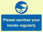 MH6019: Please sanitise your hands regularly