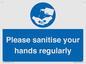 MH6019: Please sanitise your hands regularly