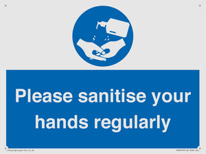 MH6019: Please sanitise your hands regularly