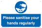 MH6019: Please sanitise your hands regularly