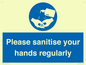 MH6019: Please sanitise your hands regularly