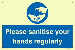 MH6019: Please sanitise your hands regularly