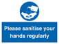 MH6019: Please sanitise your hands regularly