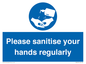 MH6019: Please sanitise your hands regularly