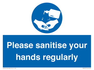 MH6019: Please sanitise your hands regularly