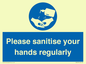 MH6019: Please sanitise your hands regularly