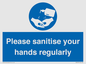 MH6019: Please sanitise your hands regularly
