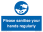 MH6019: Please sanitise your hands regularly