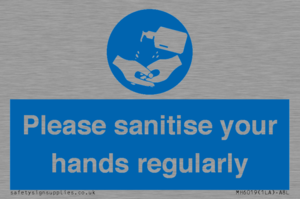 MH6019: Please sanitise your hands regularly