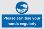 MH6019: Please sanitise your hands regularly