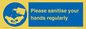 MH6019: Please sanitise your hands regularly
