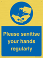 MH6019: Please sanitise your hands regularly