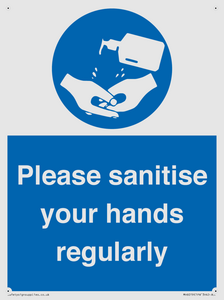 MH6019: Please sanitise your hands regularly