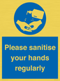 MH6019: Please sanitise your hands regularly