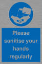 MH6019: Please sanitise your hands regularly