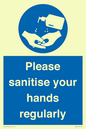 MH6019: Please sanitise your hands regularly
